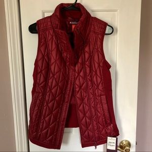 NWT Red Puffer Vest